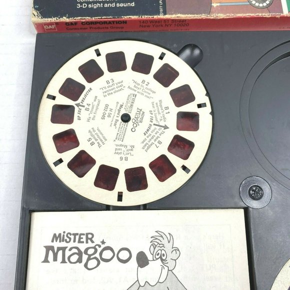 Talking‎ View-Master Mister Mr Magoo Cartoon 2 Reels TH56 Vintage Missing 1 Reel - Picture 4 of 9
